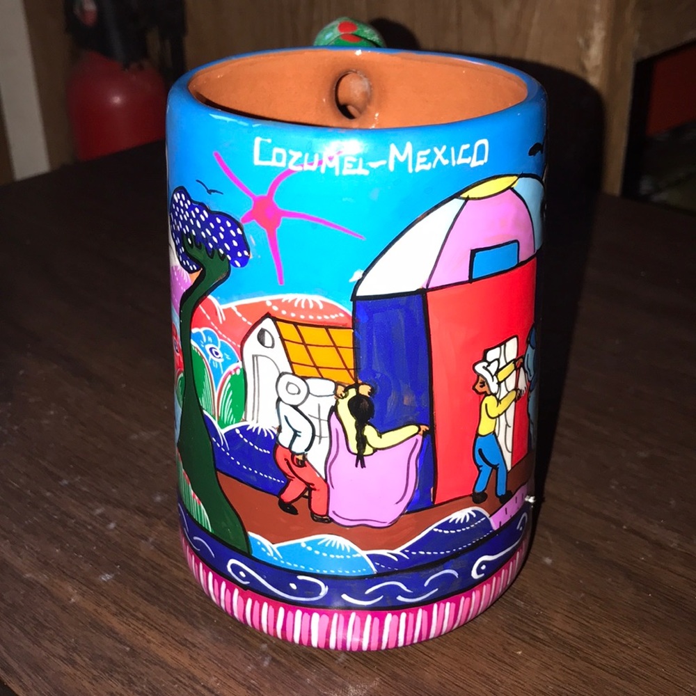 🌵Colorful handpaint Cozumel Cactus ceramic mug - Picture 5 of 5
